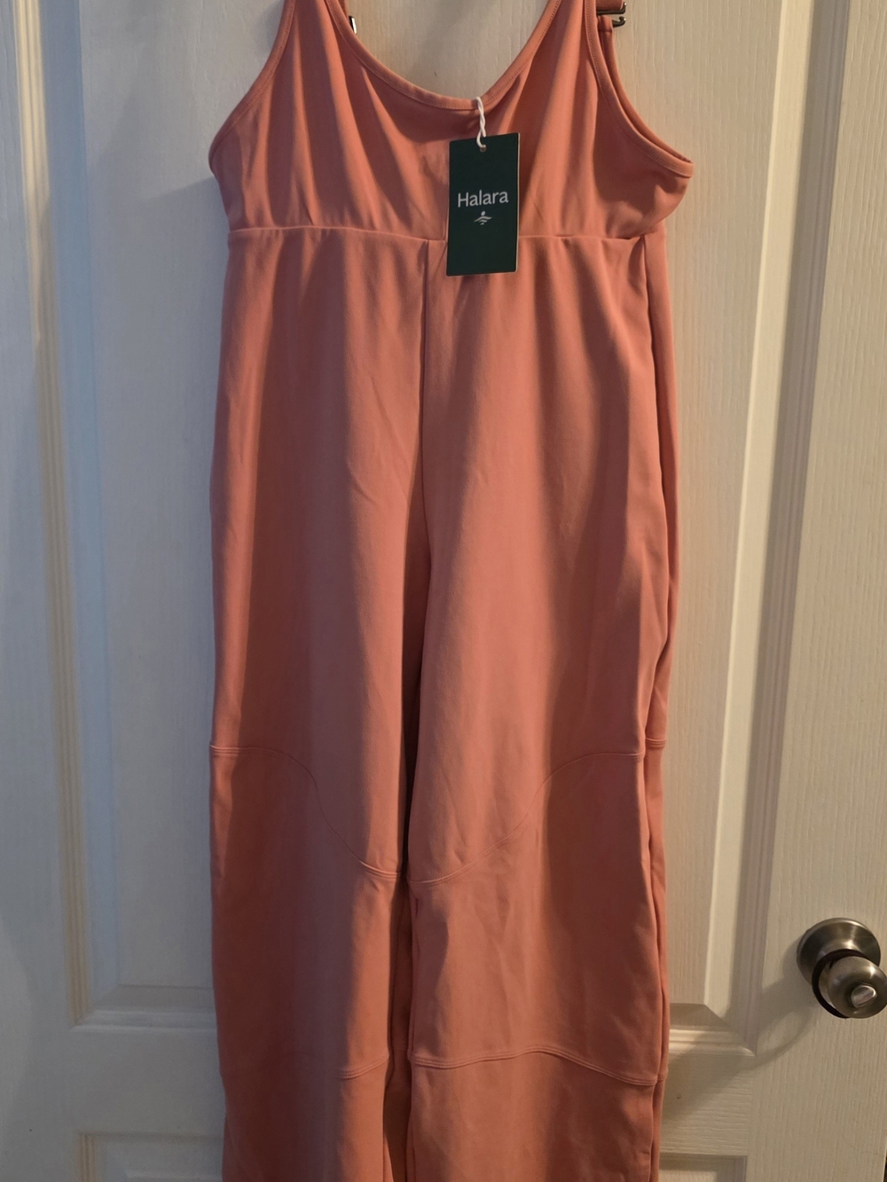 HALARA Coral Pink Wide-Leg Jumpsuit XS Regular